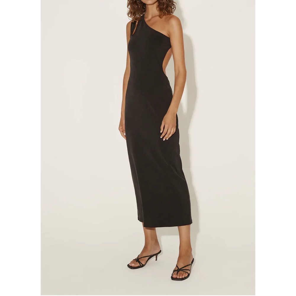 NWT Hansen & Gretel Suvari Dress Large Maxi Evening Party One‎ Shoulder Stretch